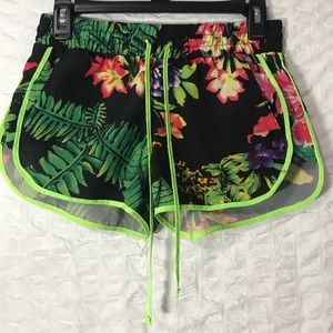 Floral Neon SWIM Shorts